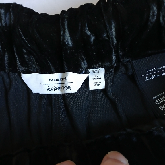 & Other Stories Black Wide Leg Pants - Picture 5 of 15